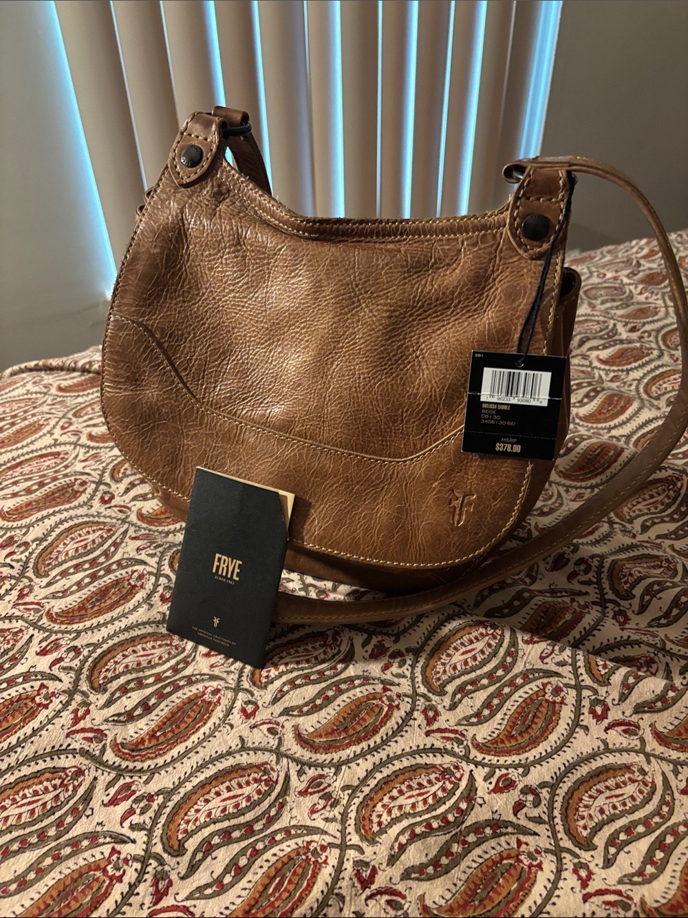 Frye Brown Leather Crossbody Bag
